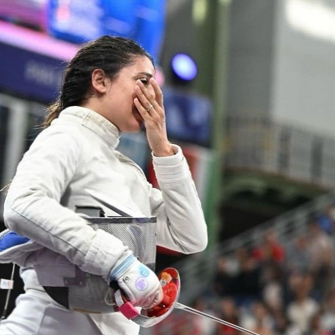 Nada Hafez, esgrimista de Egipto, revela que compitió embarazada de siete meses en los Juegos Olímpicos