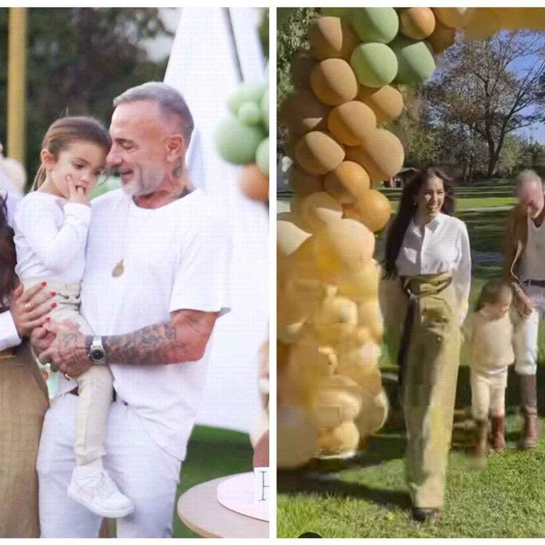 Gianluca Vacchi y Sharon Fonseca celebran a su hija Blu con una increíble fiesta inspirada en un safari