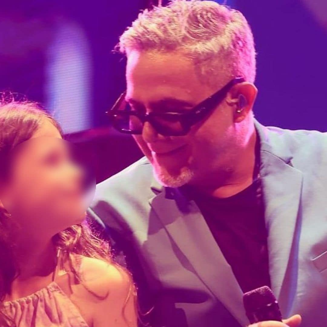 Lo que no se vio del concierto en el que Alejandro Sanz subió al escenario a su hija Alma