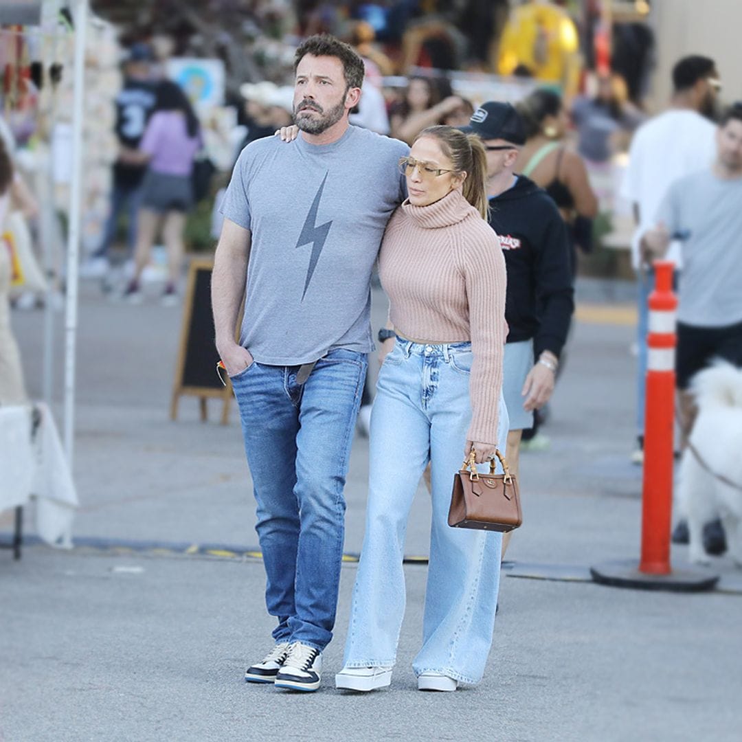 Jennifer Lopez y Ben Affleck, del 'glamour' de la alfombra roja al mercadillo