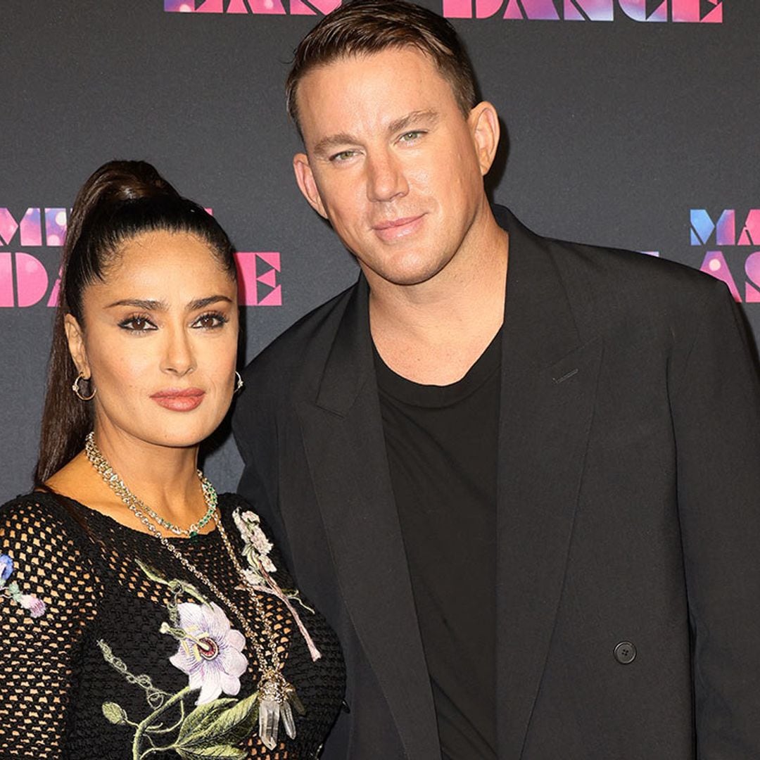 Salma Hayek, espectacular con su revelador look del brazo de Channing Tatum