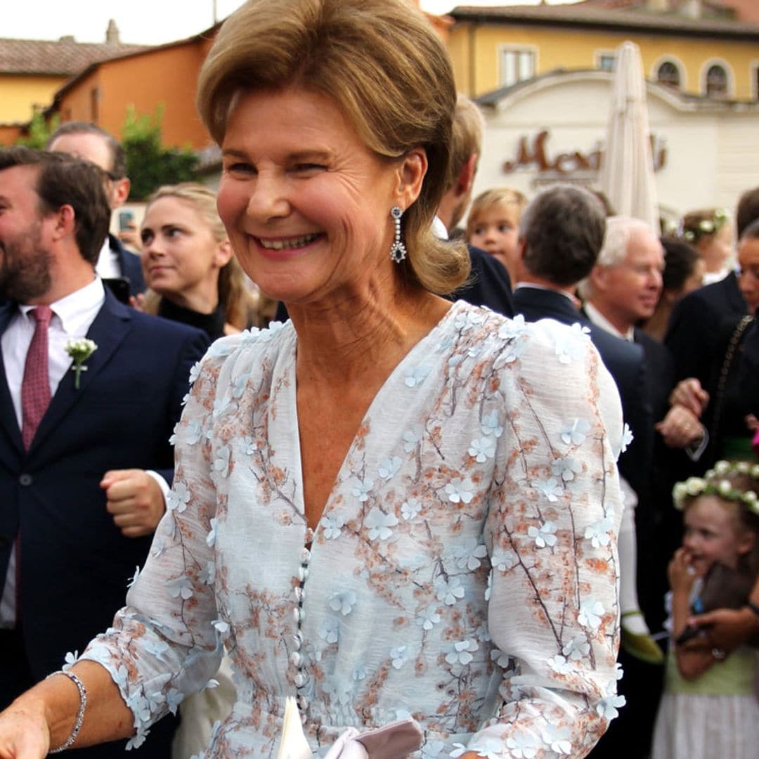 Margarita de Luxemburgo, deslumbrante en la boda de su hija María Astrid de Liechtenstein