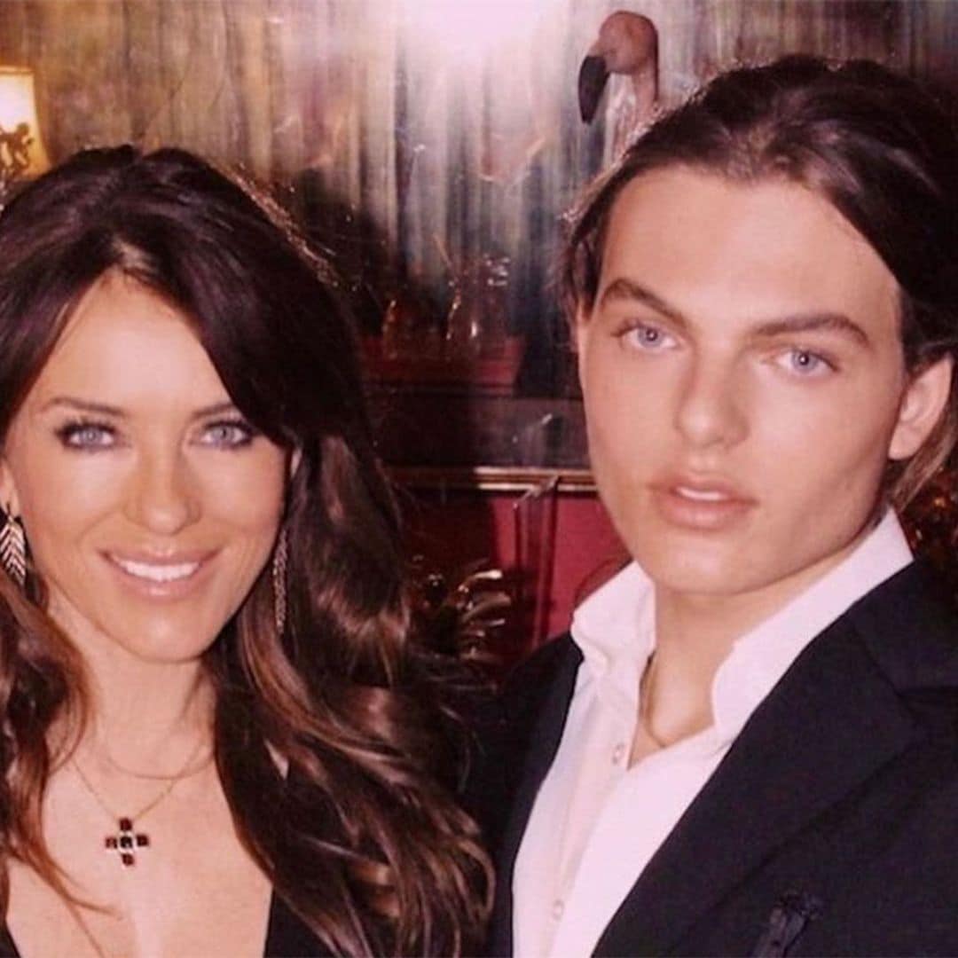 Elizabeth y Damian Hurley, la foto que demuestra que más que madre e hijo ¡son mejores amigos!