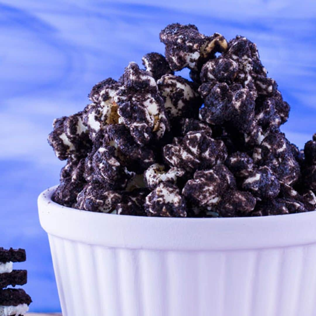 Palomitas con galletas Oreo