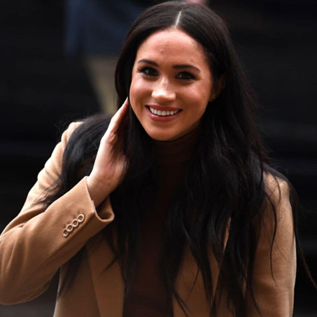 Meghan Markle apuesta por la moda sostenible en su último look tras el 'Megxit'