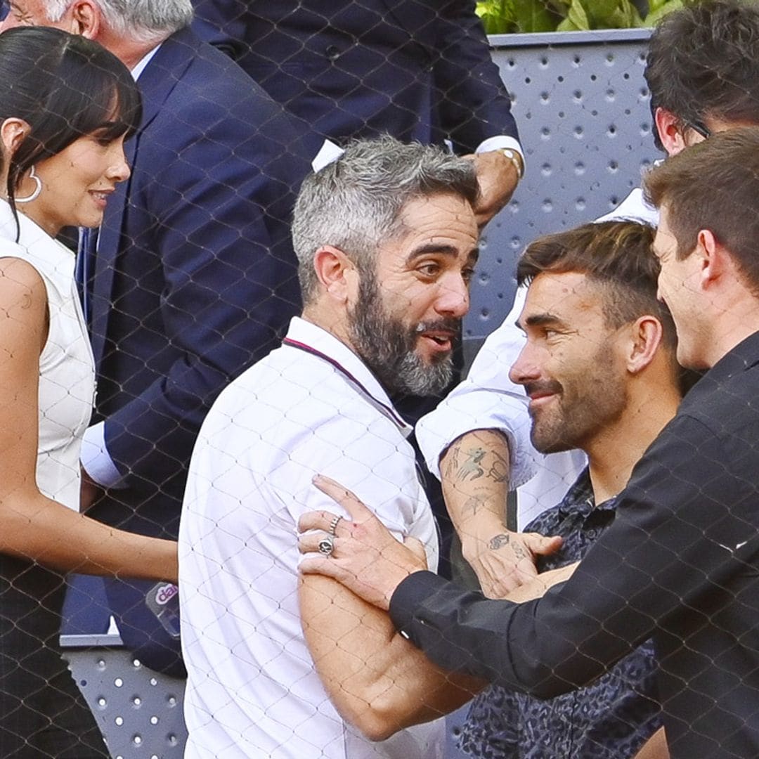 ¡Ups! La mirada de Aitana a Miguel Bernardeau en su primer reencuentro público