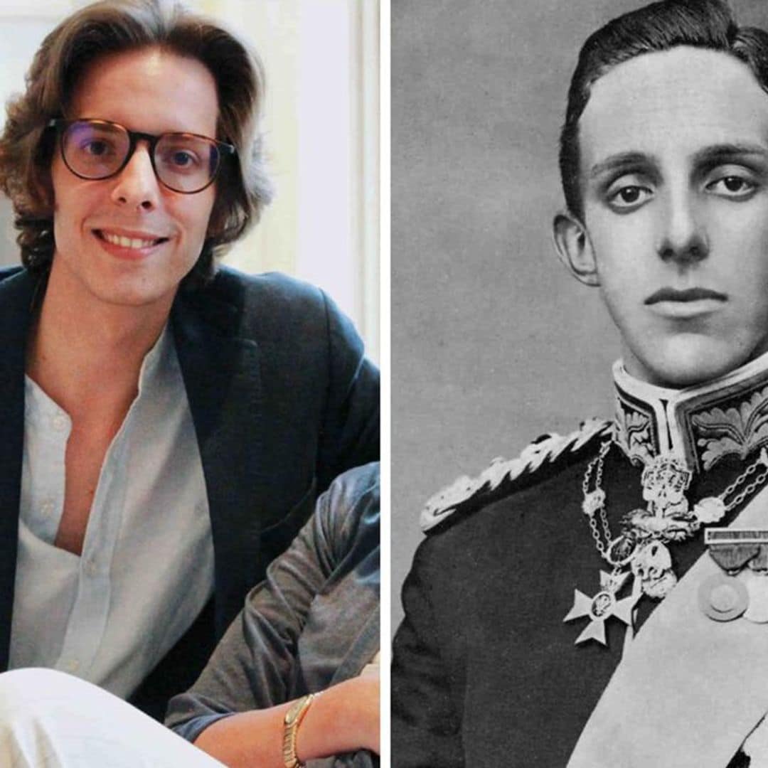 El asombroso parecido del hijo de Simoneta Gómez-Acebo con su tatarabuelo, el Rey Alfonso XIII