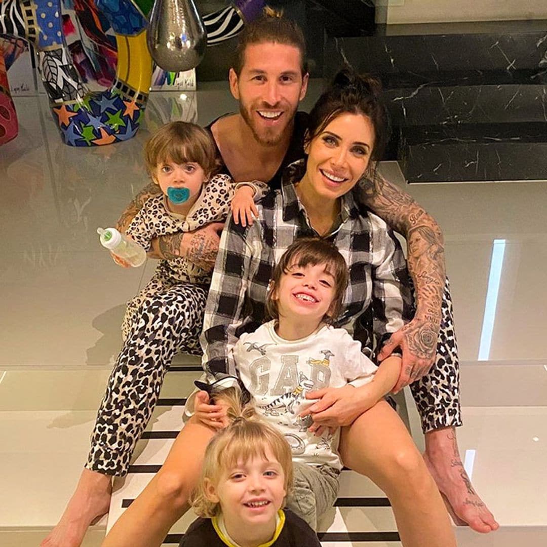 Pilar Rubio y Sergio Ramos se derriten ante un momento mágico de sus hijos 'bailando con lobos'