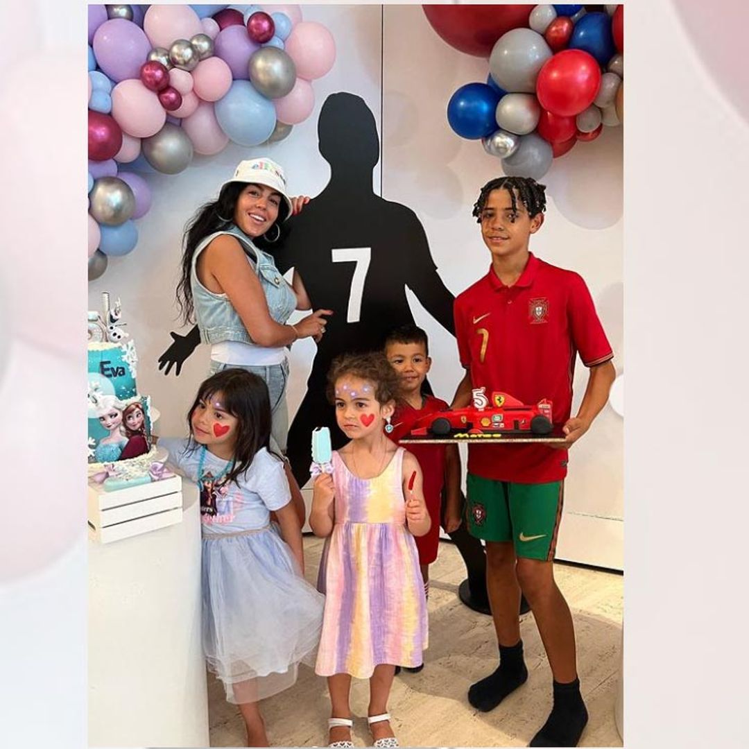 Georgina Rodríguez organiza un 'fiestón' para los mellizos Eva y Mateo lleno de superhéroes