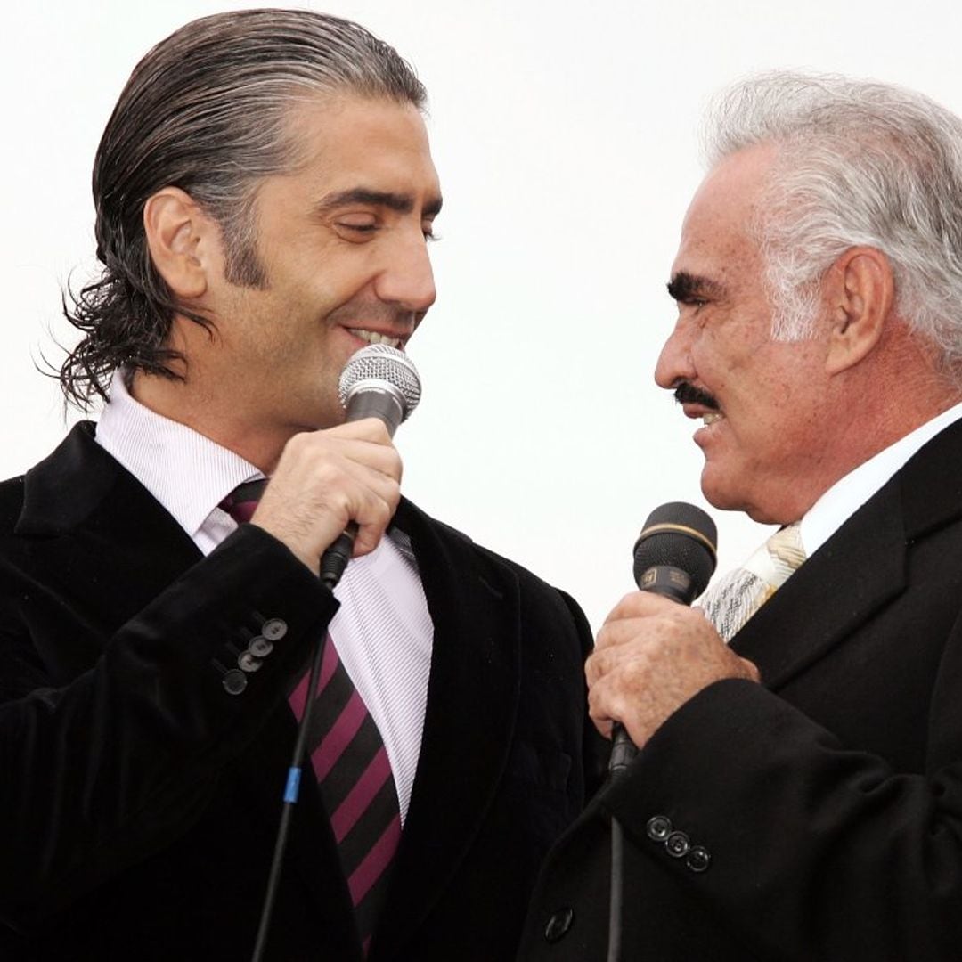 El Potrillo y sus hijos recuerdan a don Vicente Fernández en el que sería su cumpleaños 83