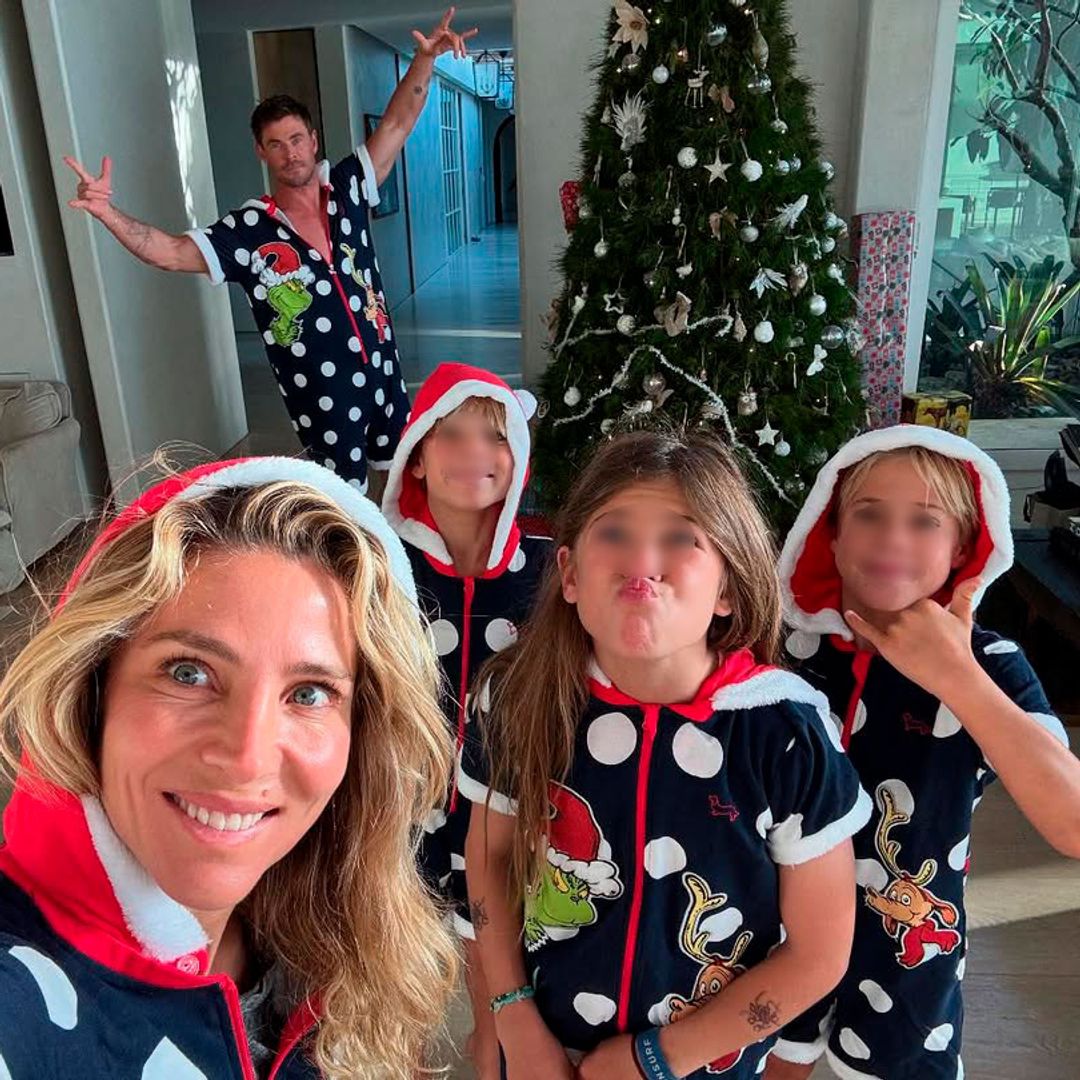 De los niños de Elsa Pataky y Chris Hemsworth, a Ana Boyer y Fernando Verdasco: los mejores posados navideños