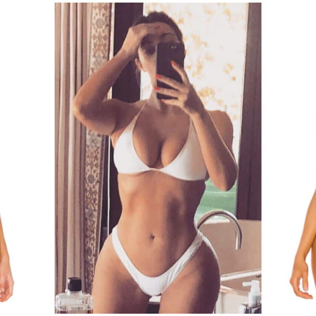 Los mejores bikinis blancos para lucir bronceado como Kim Kardashian