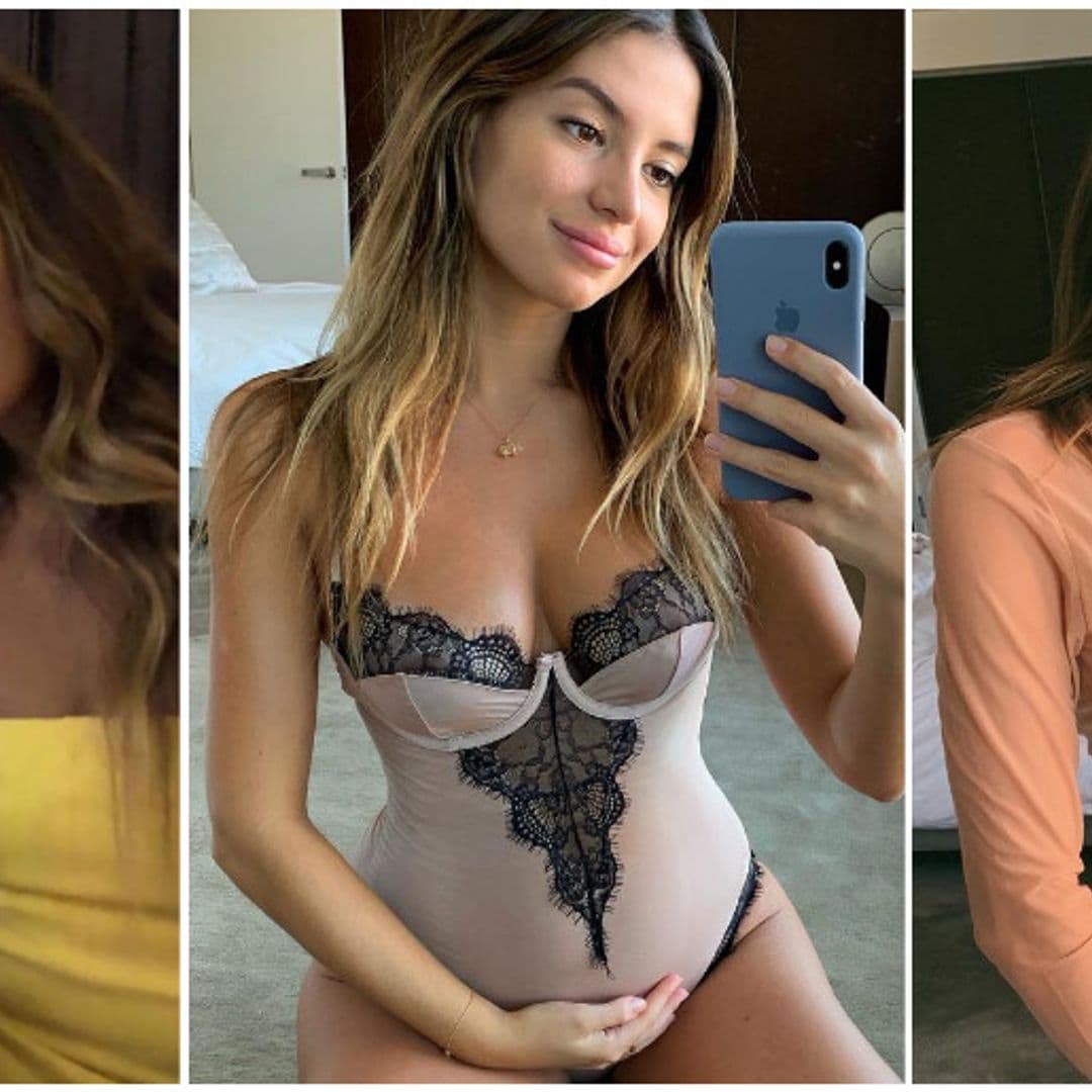 Las selfies con las que Sarah Kohan, esposa de 'Chicharito' Hernández, ha presumido su embarazo