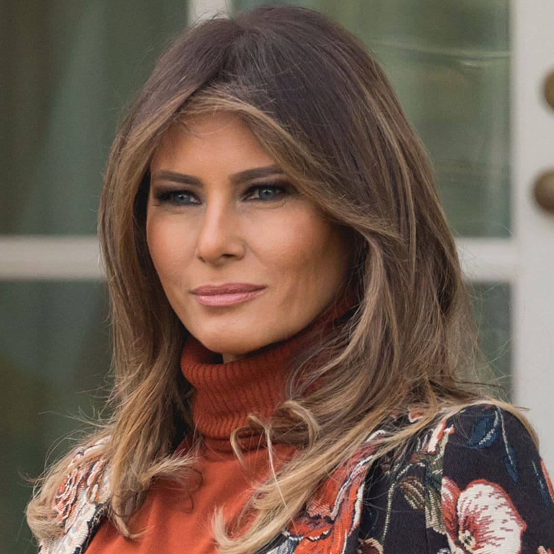 Comienza la despedida de Melania Trump a lo grande con un lookazo para el recuerdo