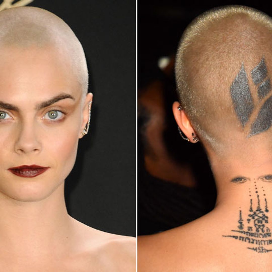 Cara Delevingne o cómo ser la más transgresora con un 'hair tattoo' y el pelo rapado