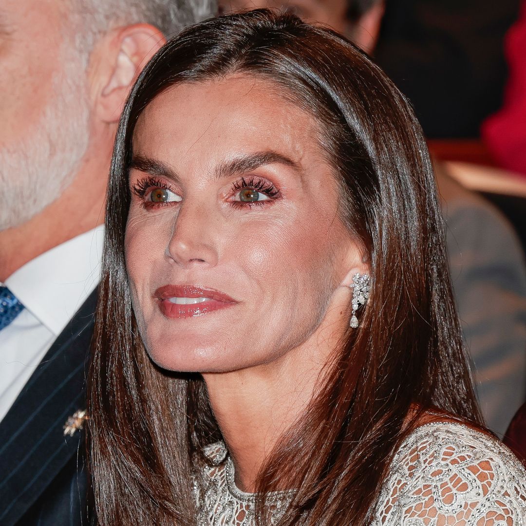 La reina Letizia en los Premios Nacionales de la Cultura en Madrid el 10 de octubre de 2024