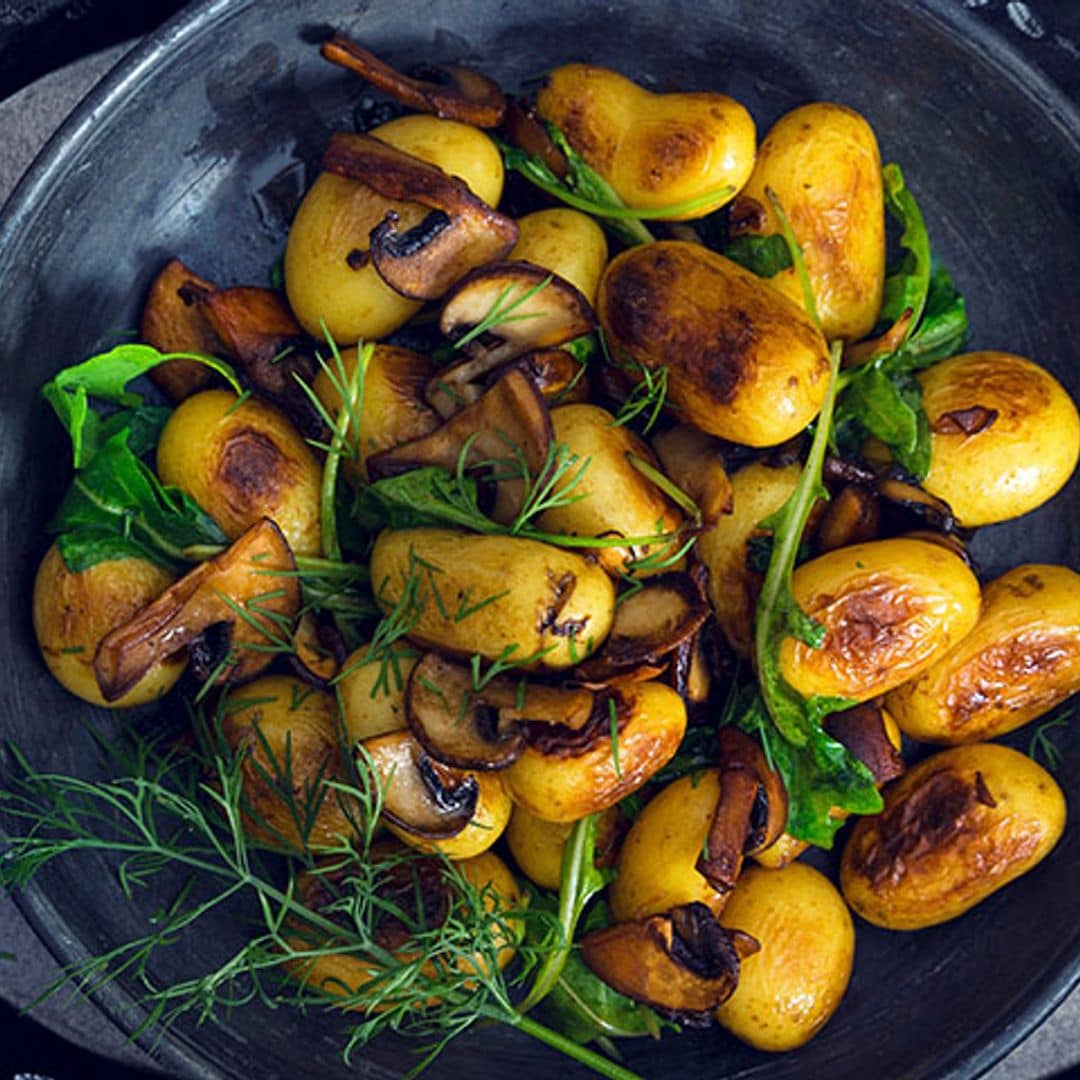 Patatas asadas con tomillo