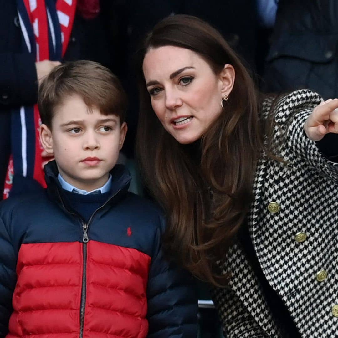 ¿De qué hablaron la duquesa de Cambridge y su hijo George en el rugby? Descubrimos su divertida charla