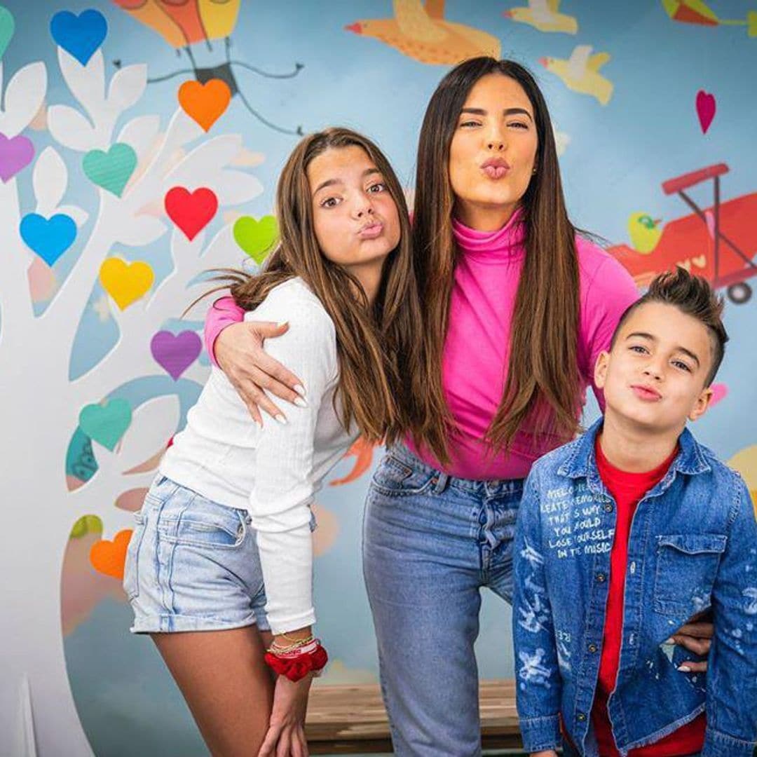 Gaby Espino comparte un emotivo momento junto a sus hijos Oriana y Nickolas