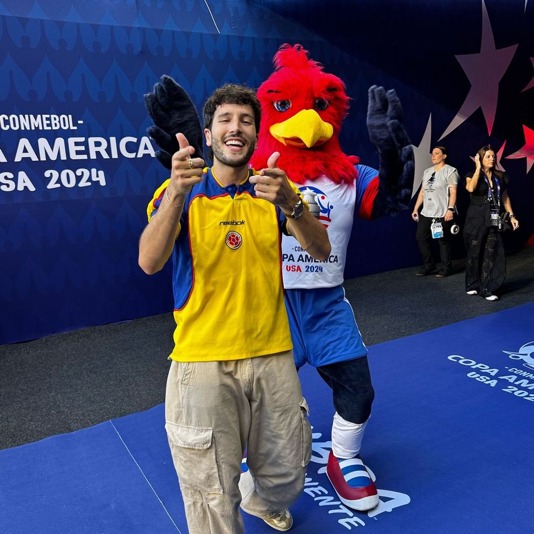 Sebastián Yatra, Evaluna, Camilo y más famosos en la final de la Copa América 2024