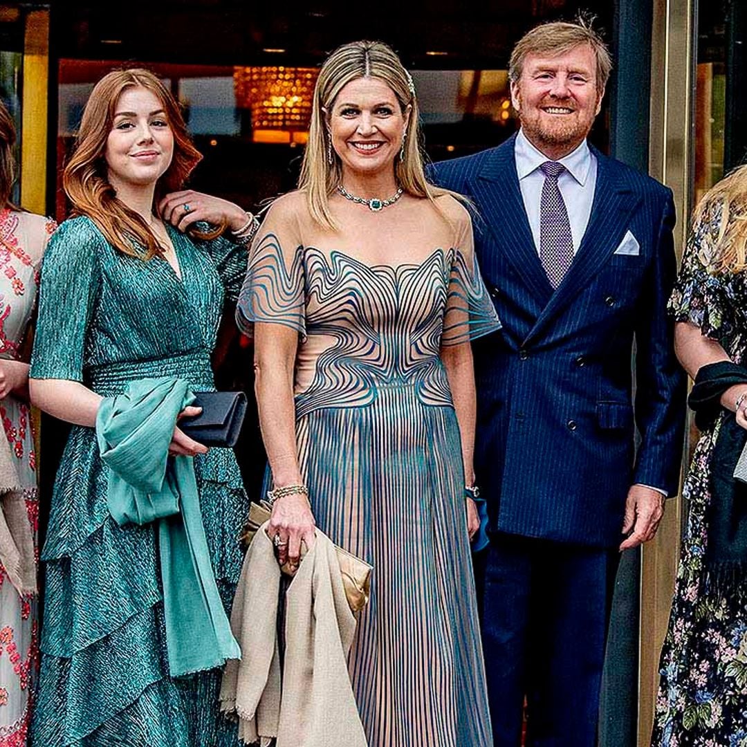 Máxima de Holanda brilla junto a su familia en el inicio de la celebración por su 50 cumpleaños