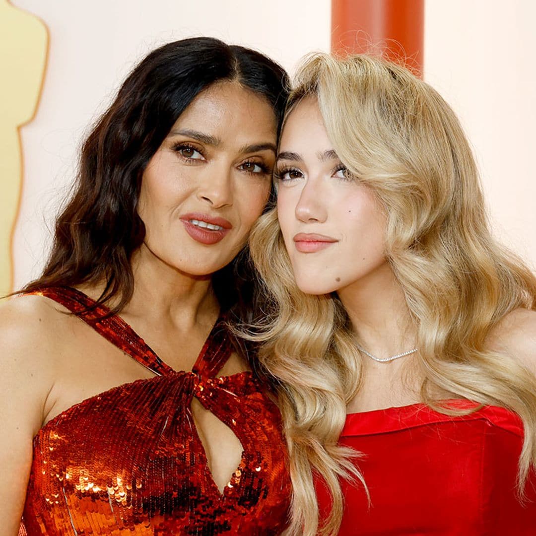 Salma Hayek, Brendan Fraser, Andie McDowell... las estrellas que han posado con sus hijos en los Oscar