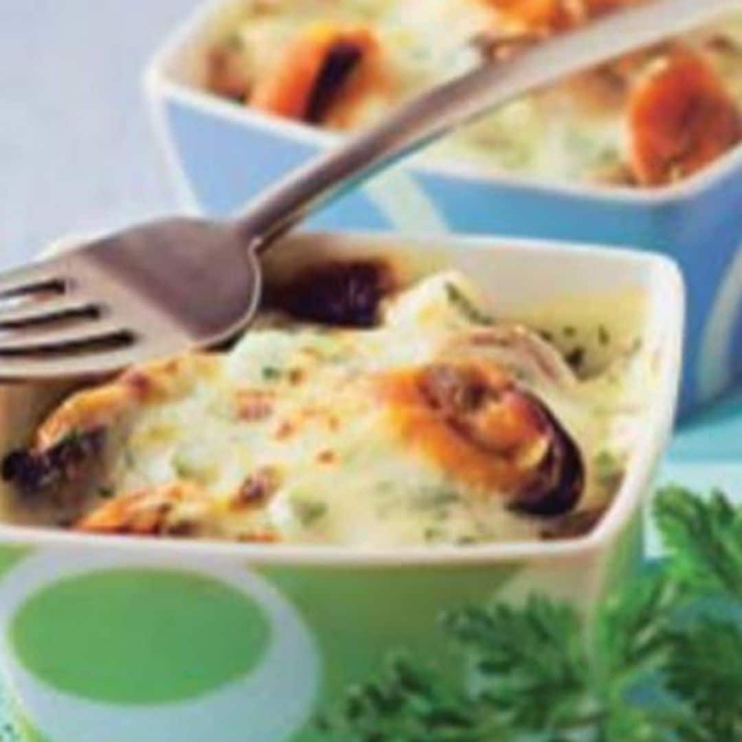 Gratinado de mejillones