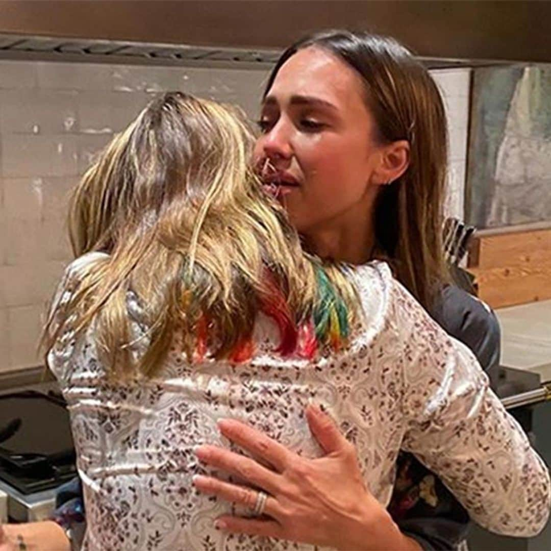 Las lágrimas de Jessica Alba porque su hija se hace mayor