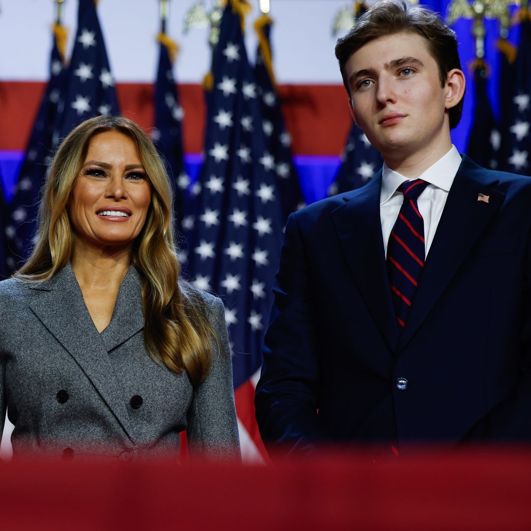 Melania Trump y Barron Trump