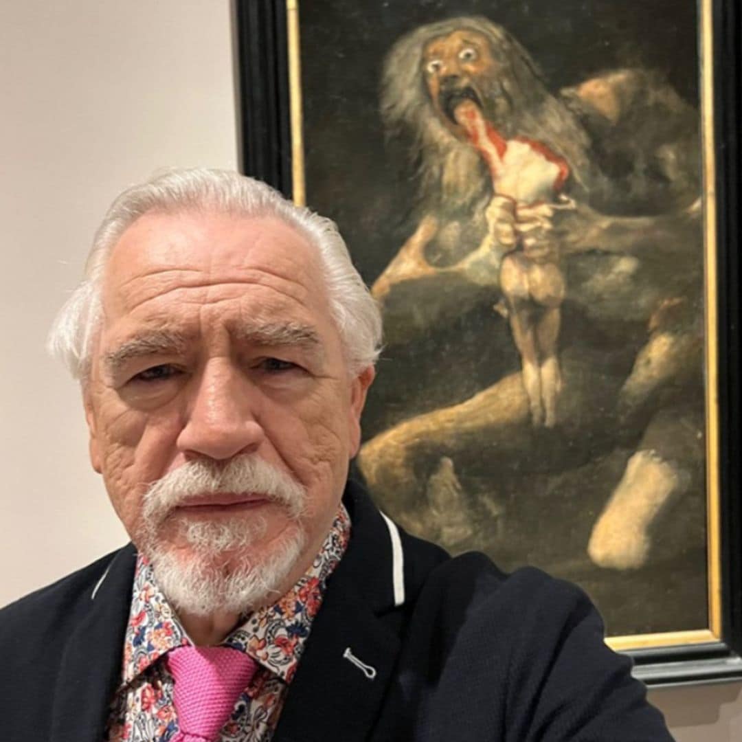 Brian Cox, protagonista de 'Succesion', visita el Museo del Prado y compara un cuadro de Goya con su papel en la serie