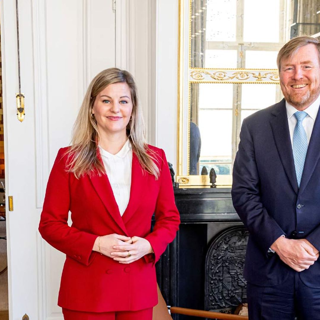 La foto familiar que preside el despacho de Guillermo de Países Bajos y ¡que ha llamado mucho la atención!