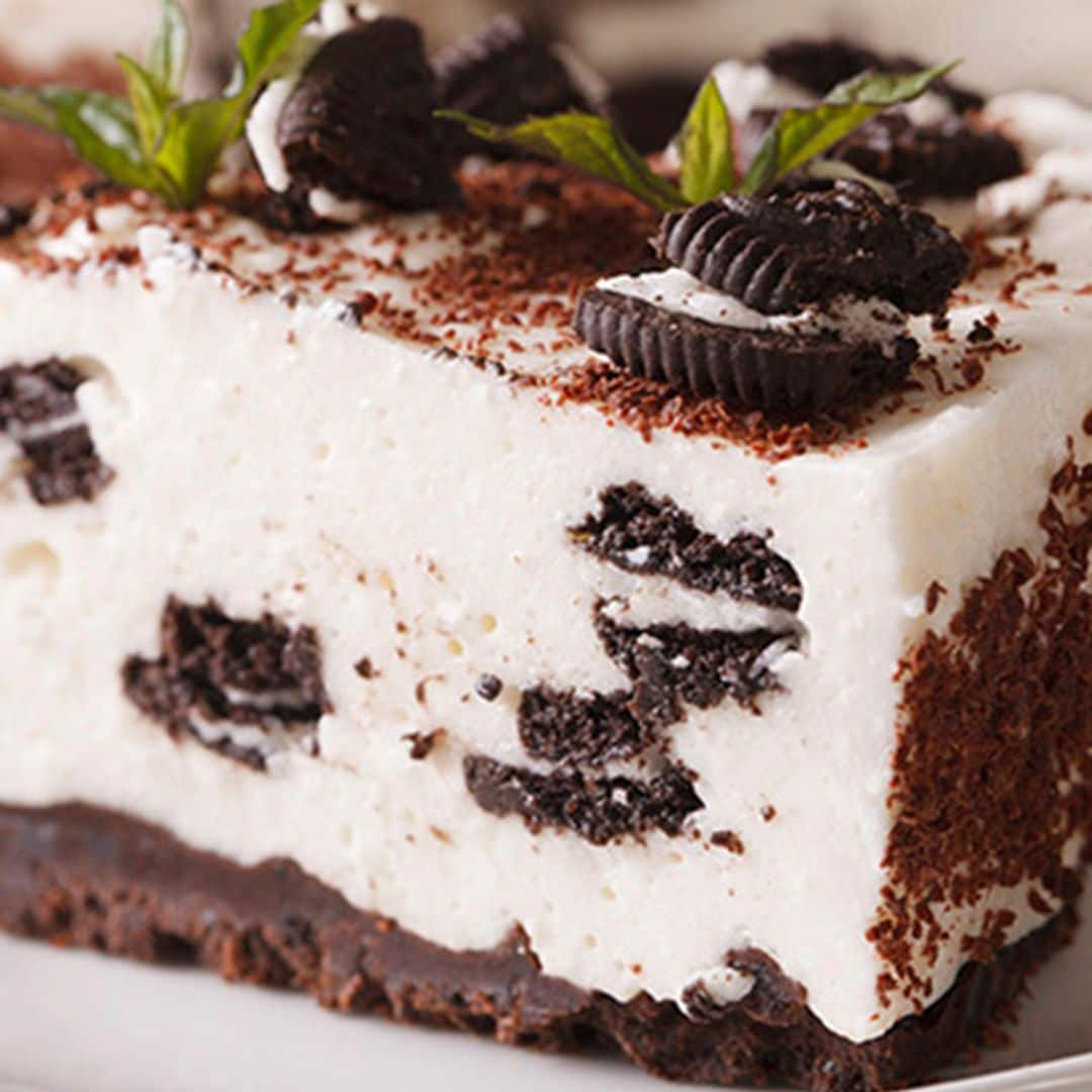 Tarta de queso con galletas Oreo