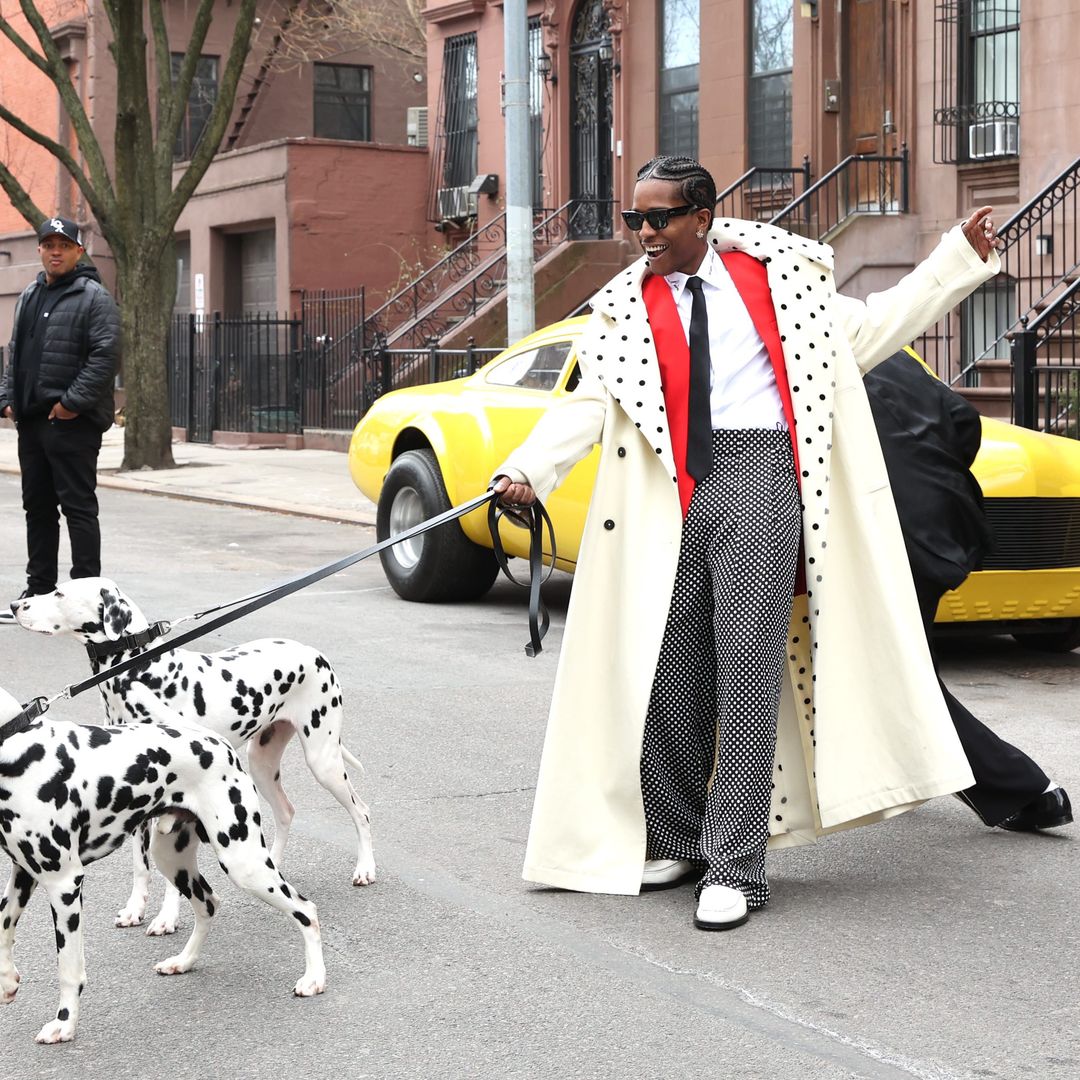 A$AP Rocky sorprende con un 'look' al estilo de Cruella De Vil