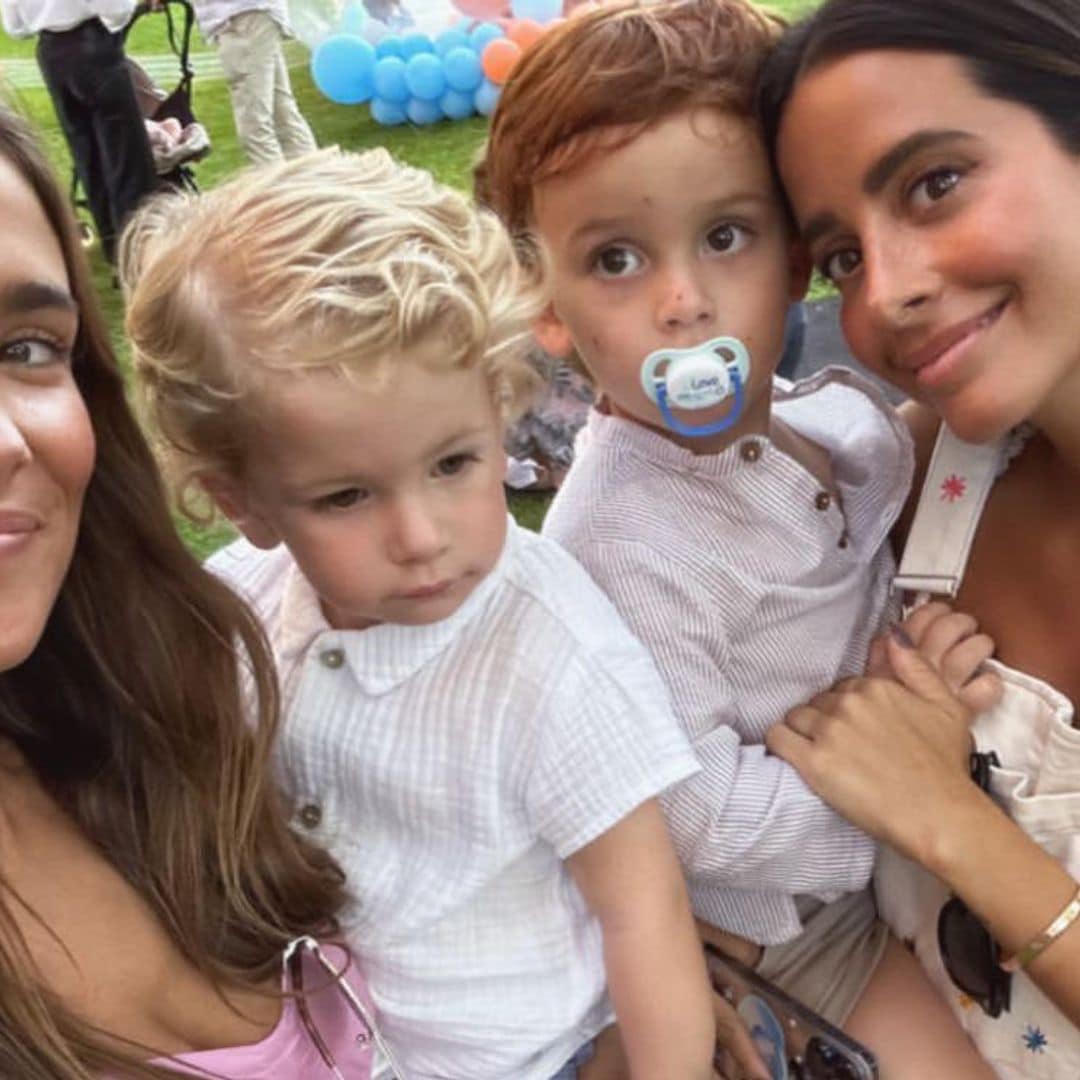 María Pombo y su pequeño Martín se lo pasan en grande en la fiesta de cumpleaños de Nico, hijo de María F. Rubíes