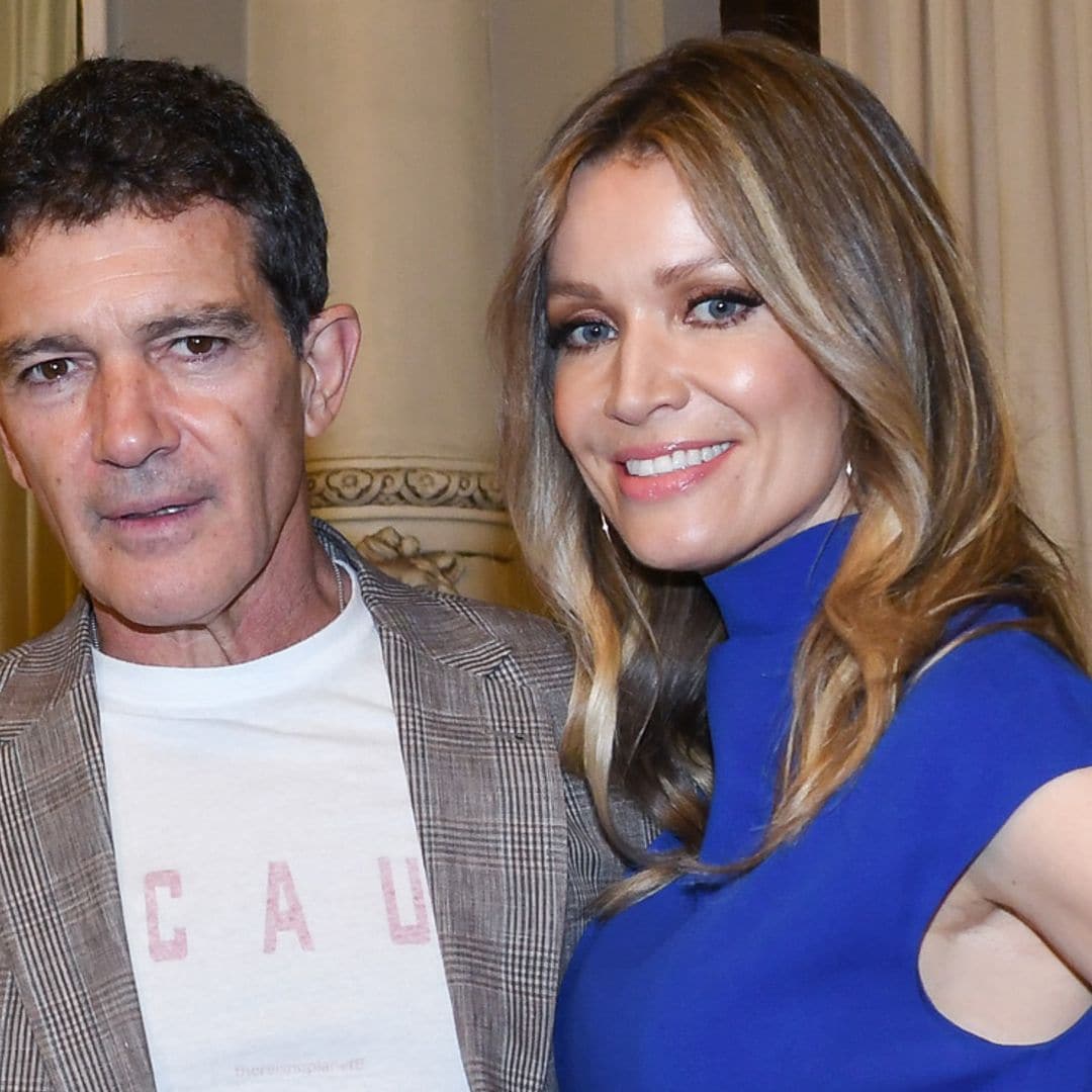 Antonio Banderas se pone romántico para felicitar a su 'amor', Nicole Kimpel