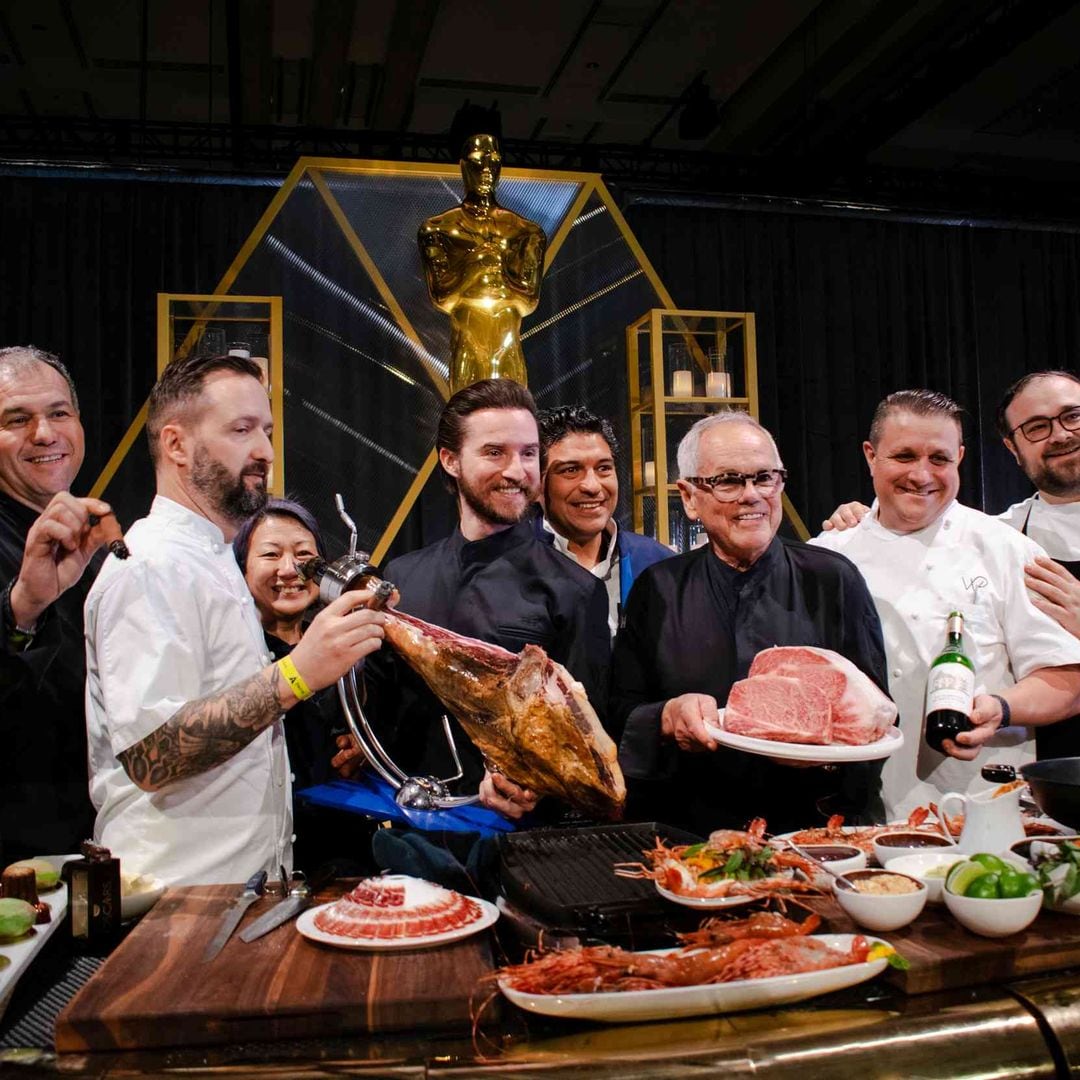 Cena oficial de los Oscar: un suculento menú y, cómo no, jamón de bellota 100% ibérico