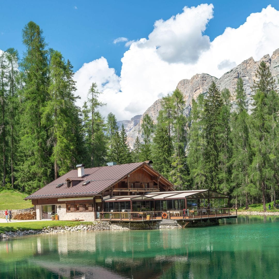 Lago Ghedina, Cortina d'Ampezzo, Dolomitas, Italia