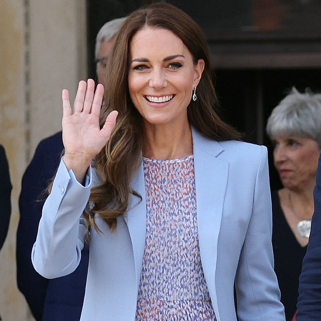 El nuevo vestido estampado de Kate Middleton esconde dos anécdotas