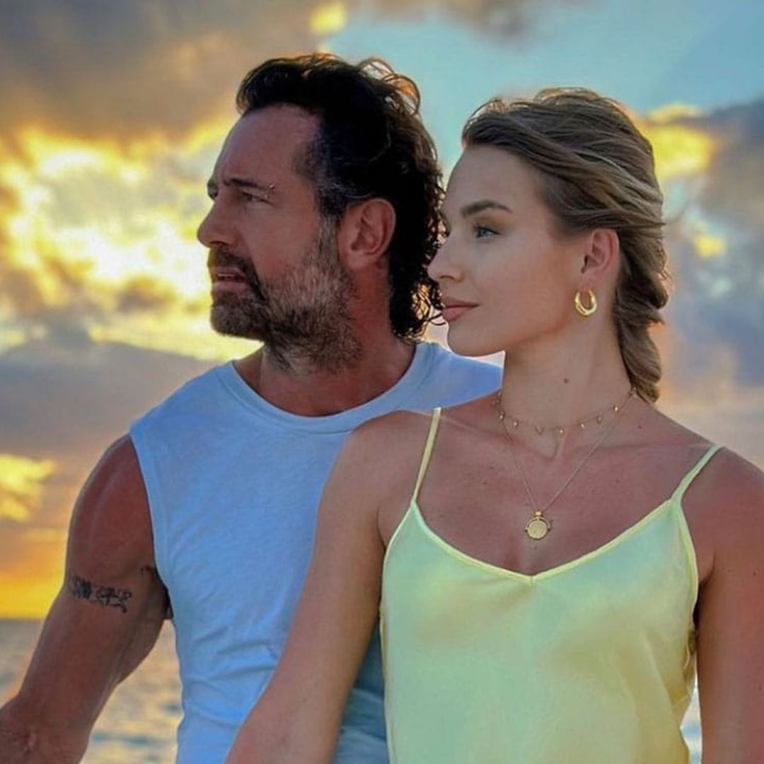 Se acabaron los rumores, Irina Baeva y Gabriel Soto reaparecen juntos y enamorados en la playa