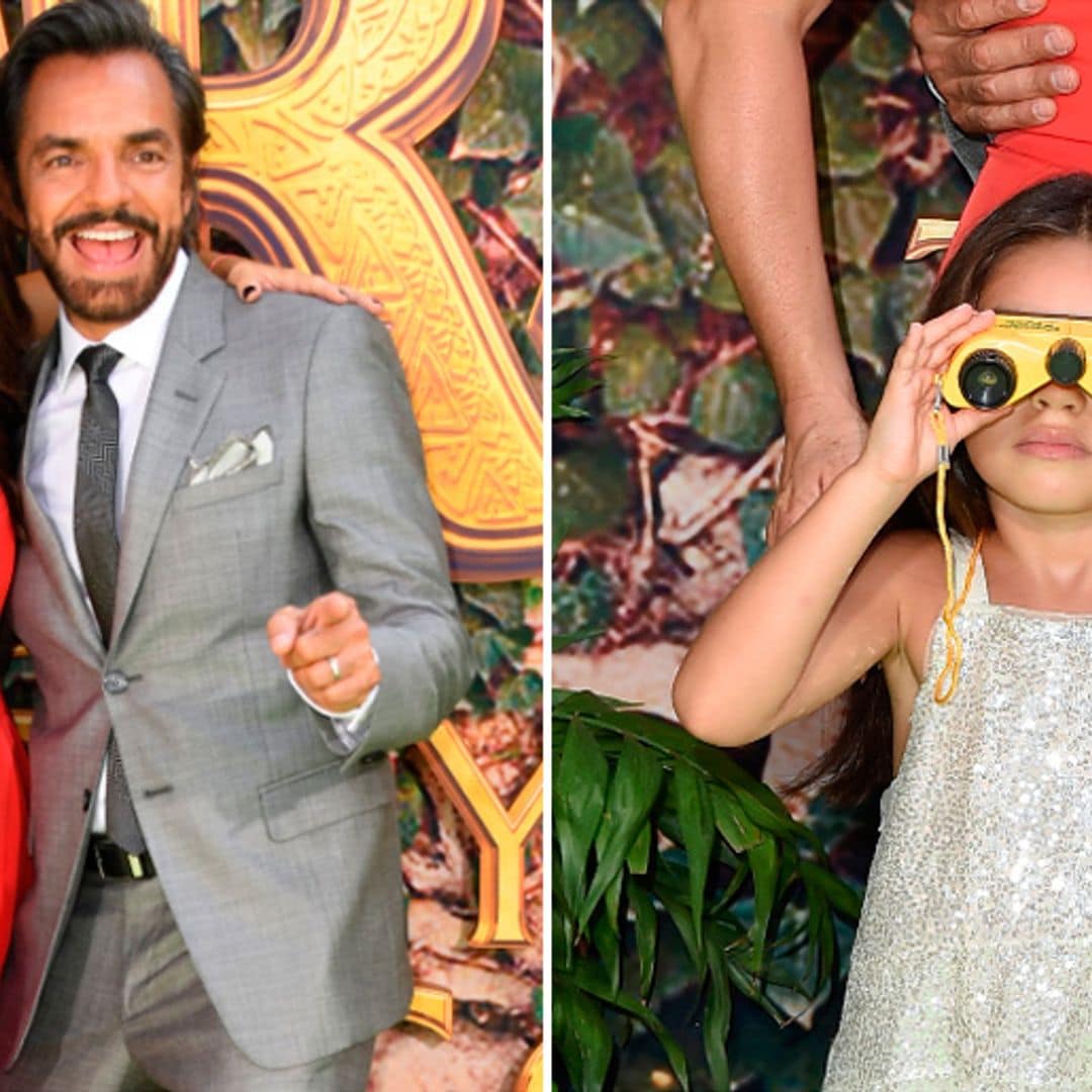 Aitana, la hija de Eugenio Derbez, es la acompañante más tierna de las alfombras rojas