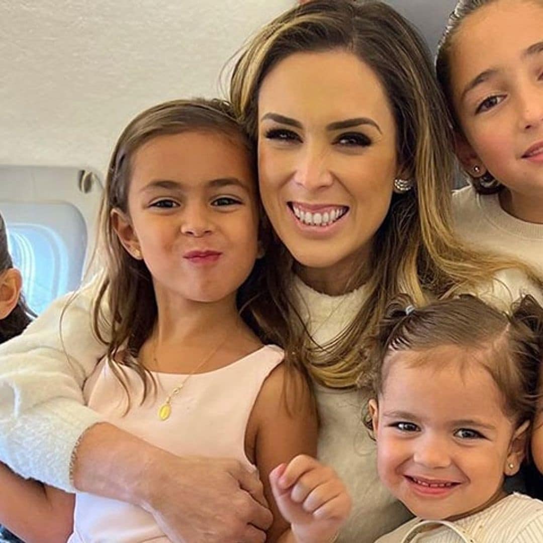 La compañía de sus 5 hijas, el mejor regalo de Jacky Bracamontes en su cumpleaños