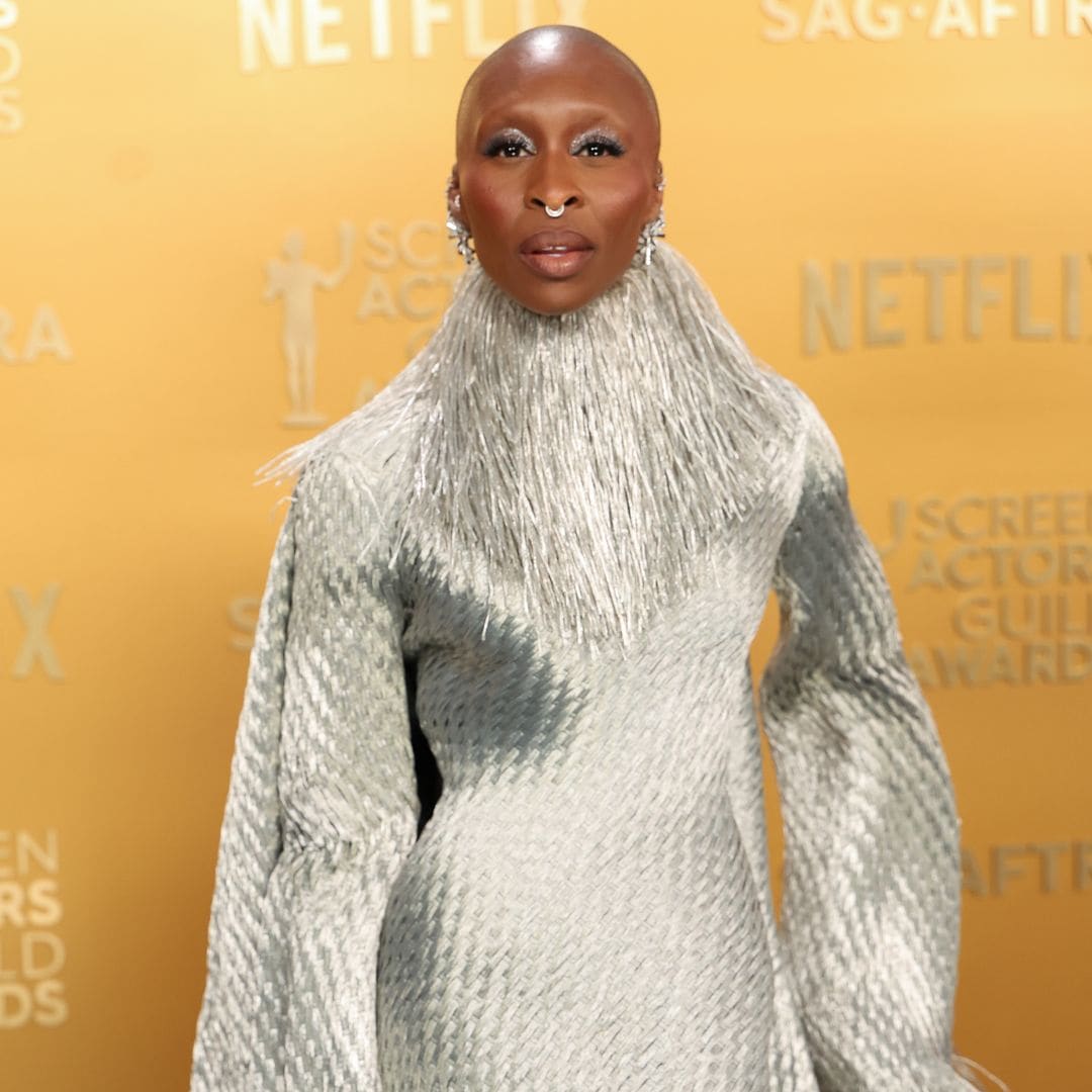 Cynthia Erivo sorprende con un diseño 'vintage' para la noche de los SAG Awards 2025