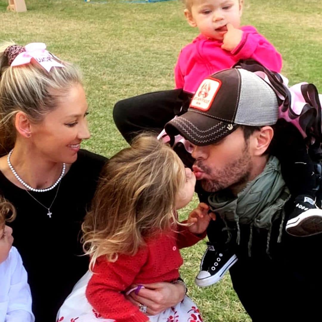 Anna Kournikova comparte la primera foto de la familia al completo para felicitar a Enrique Iglesias por su cumpleaños