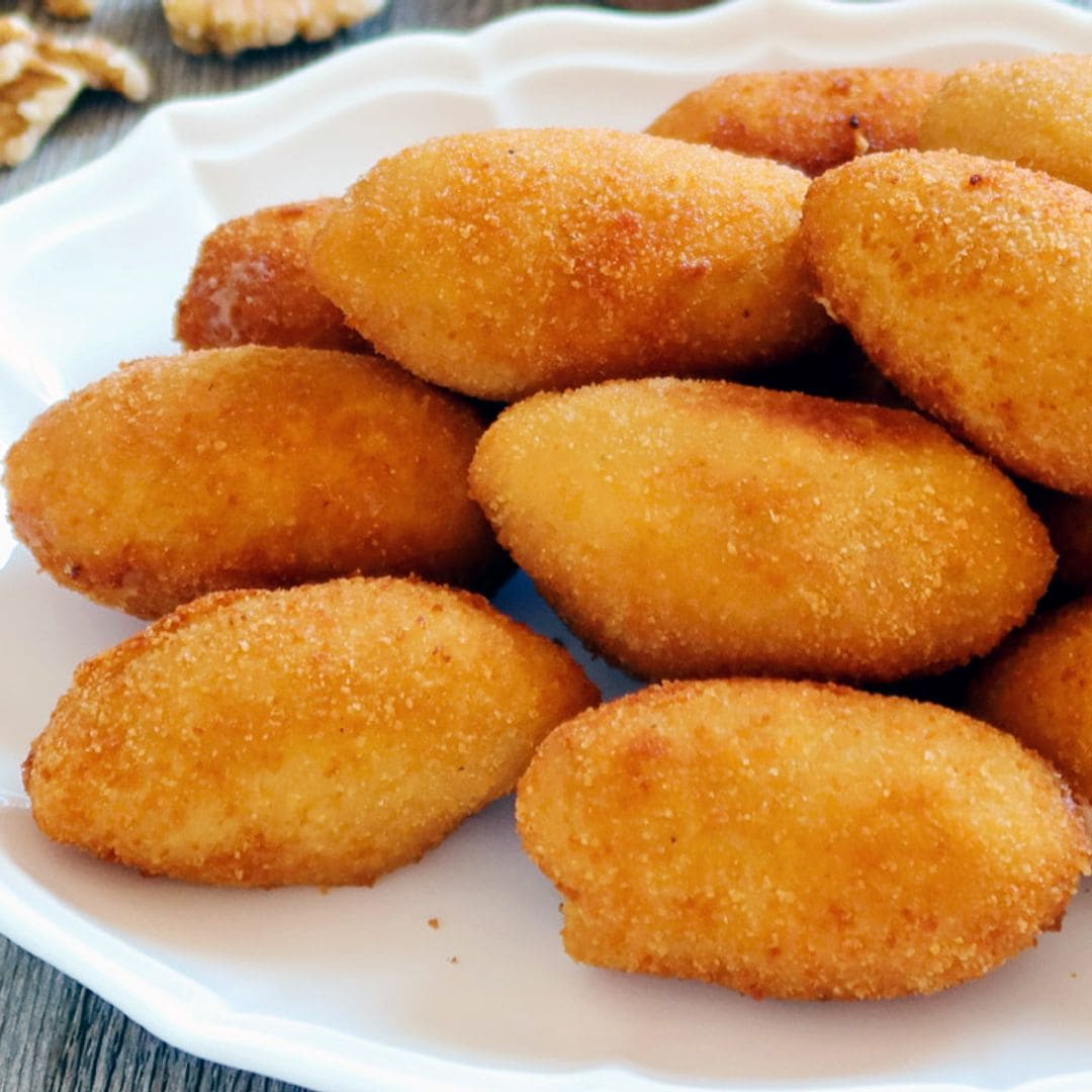 Croquetas de queso y nueces