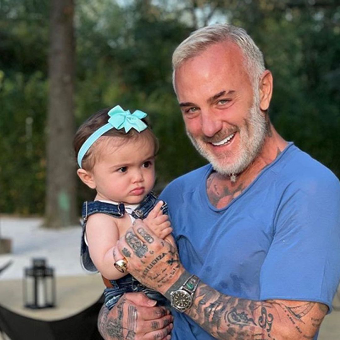 ¡Igual que papá! La hija de Gianluca Vacchi ya tiene su primer coche con solo un año de edad