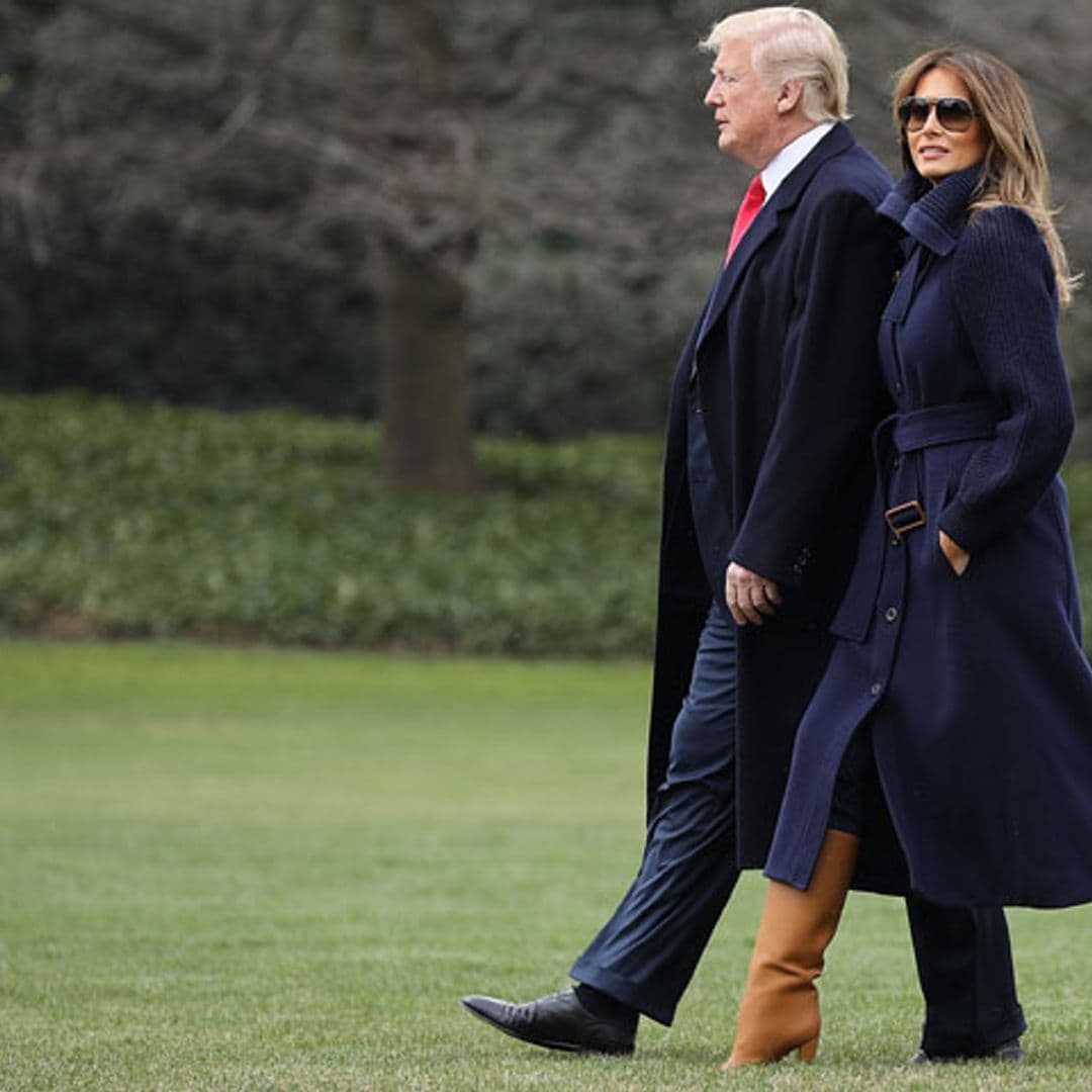 Melania Trump o cuando llevar tacones juega en contra de la primera dama