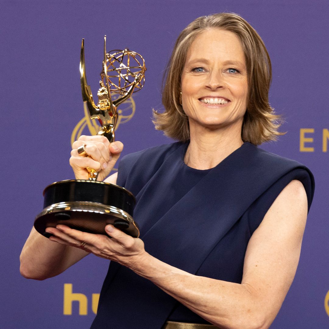 Jodie Foster en los premios Emmy, 15 de septiembre de 2024 en Los Ángeles