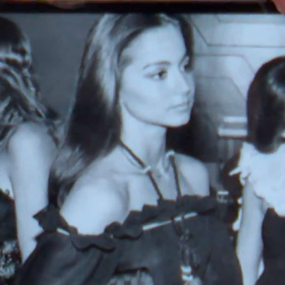 Isabel Preysler en 1977 con vestido de Pedro del Hierro