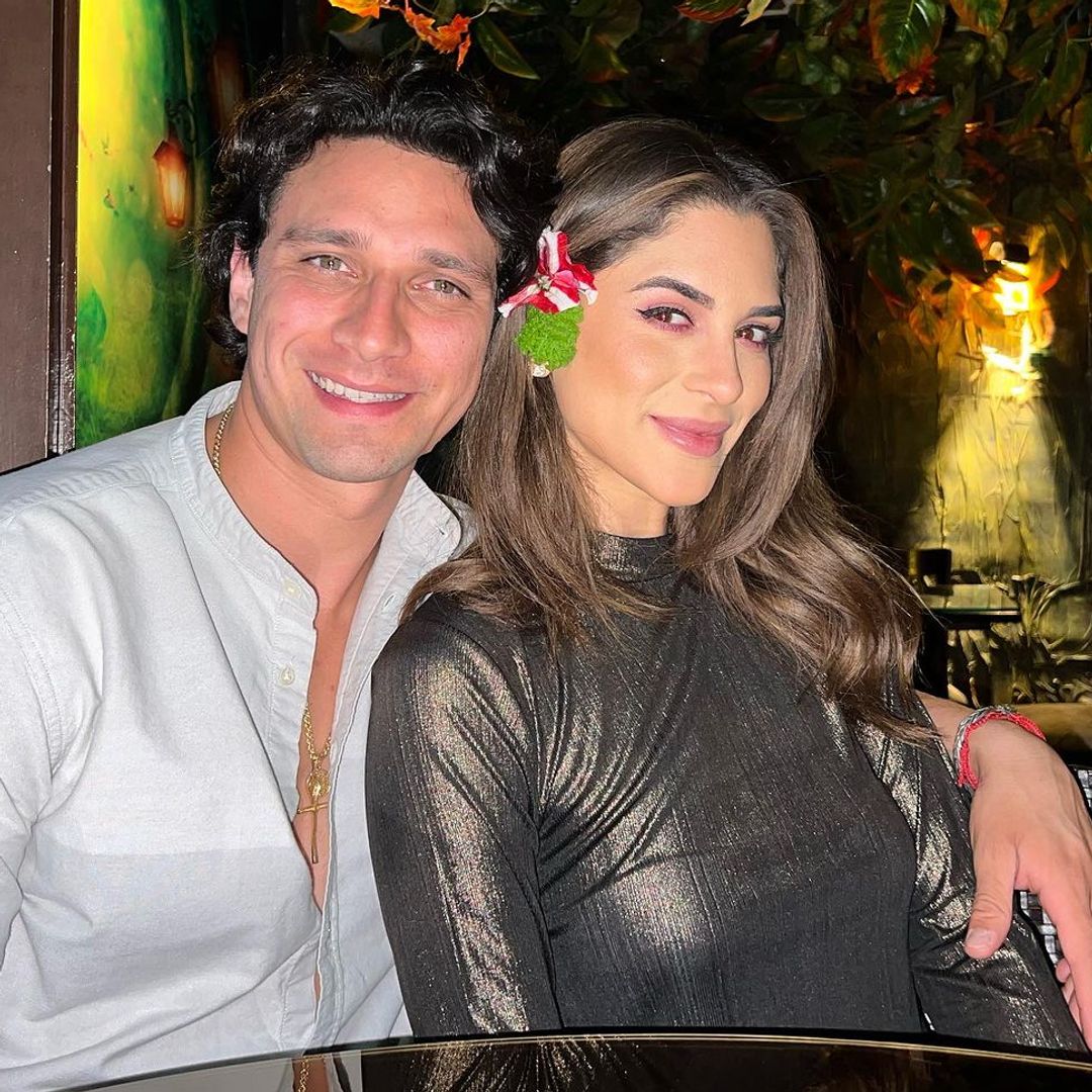 Miss Universo Bolivia con su novio Octavio García Leal