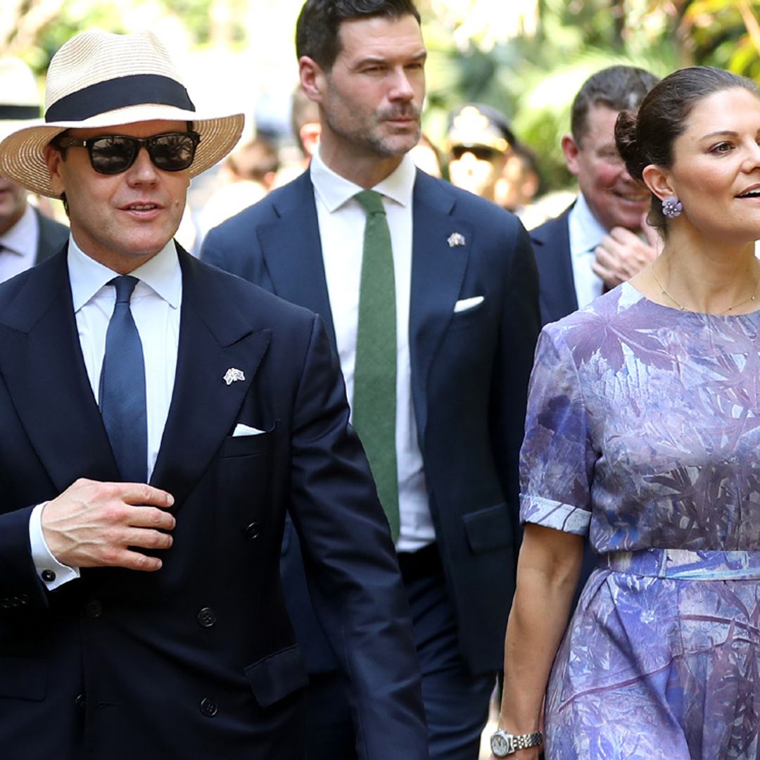 Sombrero, anillo inteligente y gafas: Daniel de Suecia marca estilo en Sydney